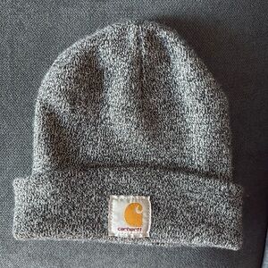 Carhartt Knit Cuffed Beanie Heathered Grey, Adult Unisex (lightly worn)